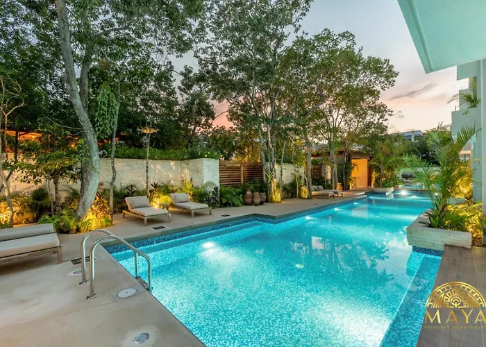 Ferienhaus Nhoa 211b Lux 1br Pool View In Aldea Zama Tulum