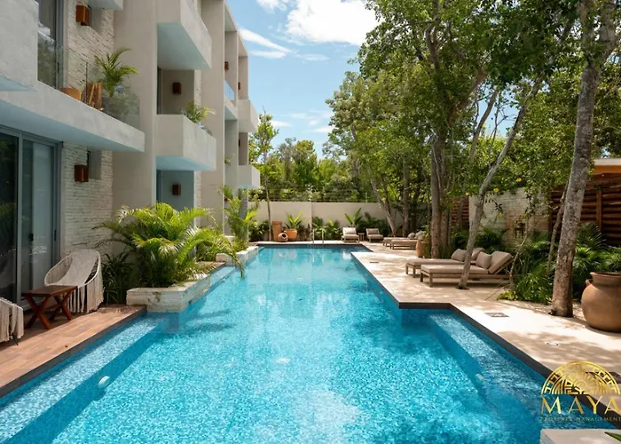Nhoa 211b Lux 1br Pool View In Aldea Zama Ferienhaus