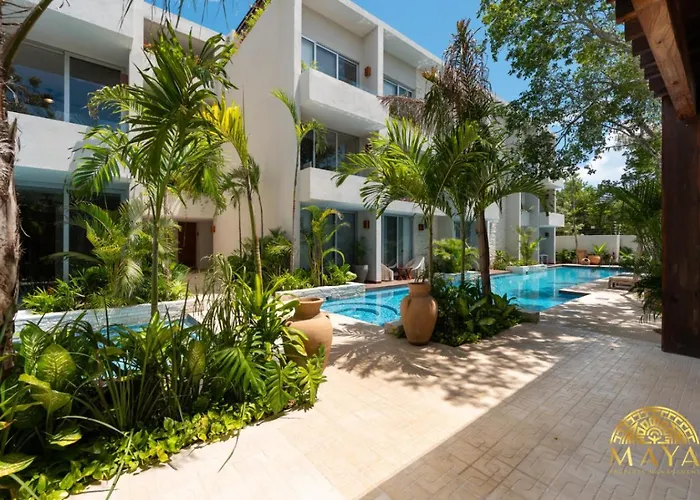 Ferienhaus Nhoa 211b Lux 1br Pool View In Aldea Zama Tulum
