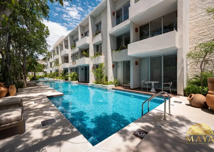 Ferienhaus Nhoa 211b Lux 1br Pool View In Aldea Zama *
